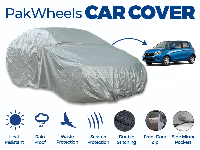 PakWheels Top Cover For Cultus Double Stitched PVC Cotton Image-1
