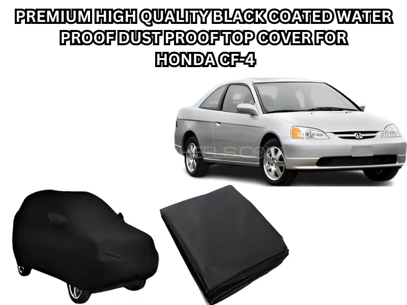 Premium High-Quality Black Coated Waterproof, Dustproof, Top Cover for Honda CF-4 Image-1
