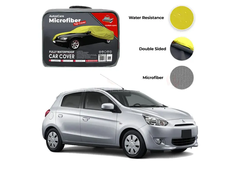 Mitsubishi Mirage Microfiber Car Top Cover - Model 2012-2018