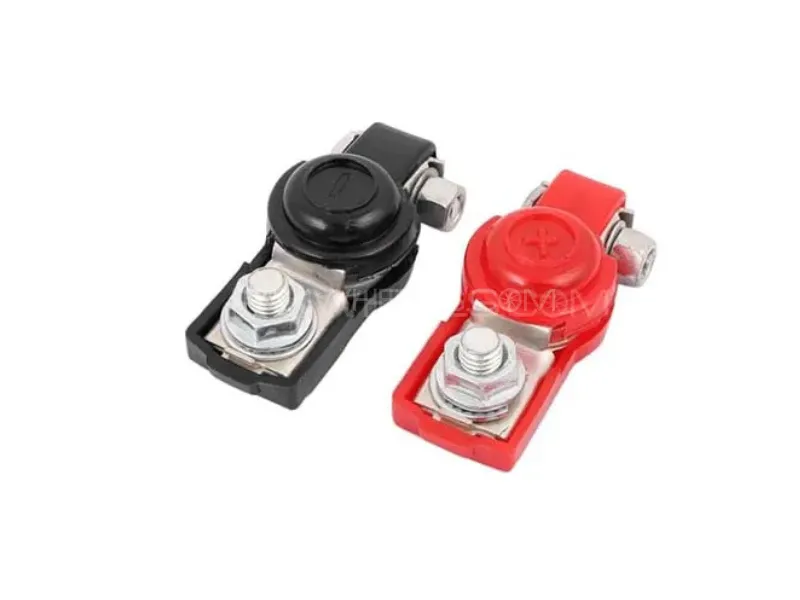 Car Battery Terminal Negative Positive Cable Connector 2pc Car Battery Terminal Negative Positive Cable Connector 2pc Image-1
