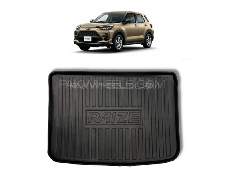 Toyota Raize 2019-2024 Trunk Tray | Cargo Boot Liner Diggi Protection | Trunk Protection Image-1