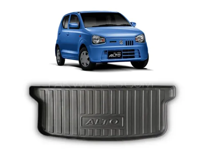 Suzuki Alto 2019-2024 Trunk Tray | Cargo Boot Liner Diggi Protection | Trunk Protection Image-1