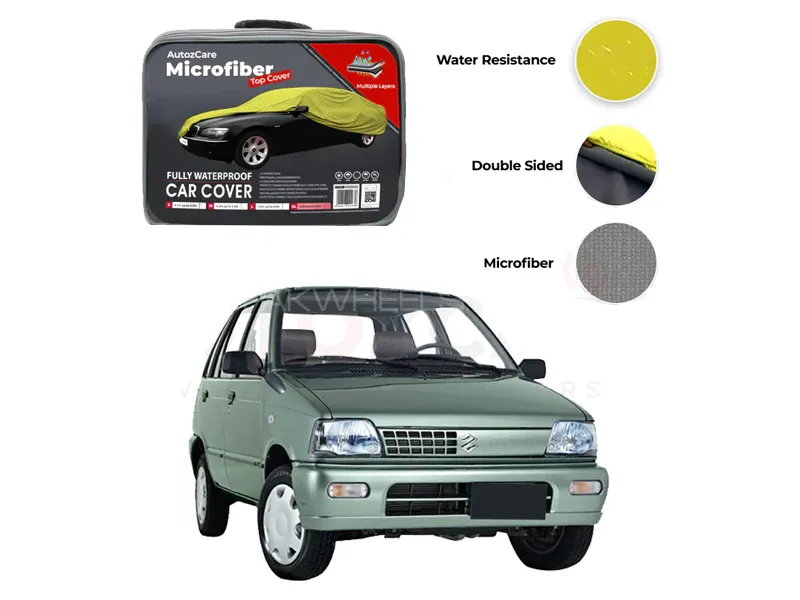 Suzuki Mehran Microfiber Car Top Cover - Model 1988-2019 Image-1