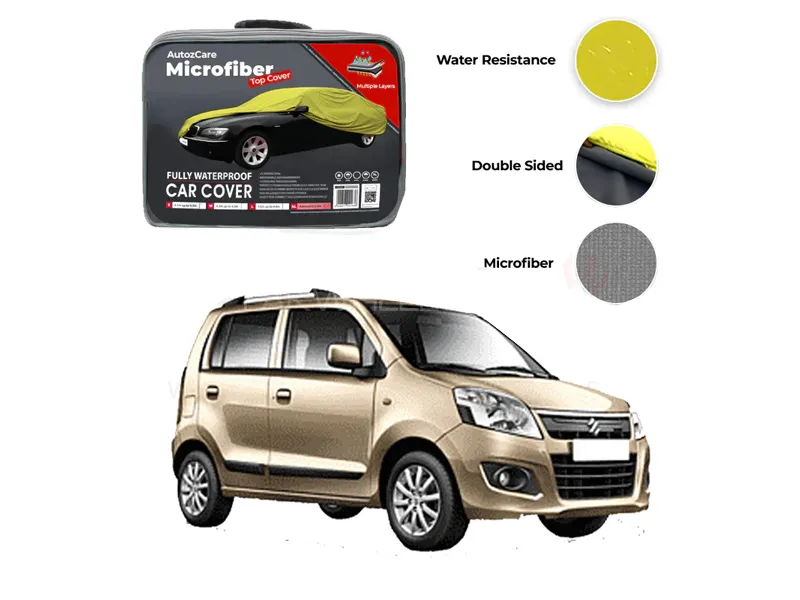 Suzuki Wagon-R Microfiber Car Top Cover - Model 2014-2022 Image-1