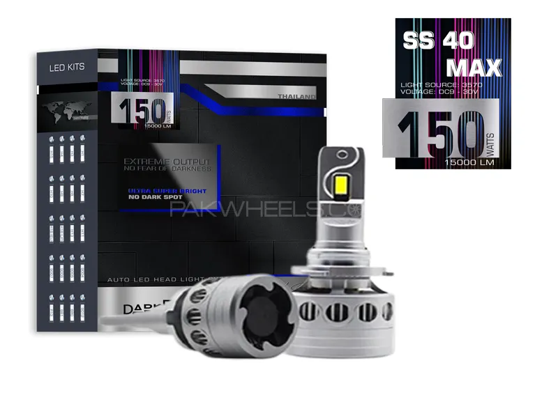 Dark Side SS40 Max LED Headlights Bulb For Toyota Corolla 2014-2024 - H11 Image-1