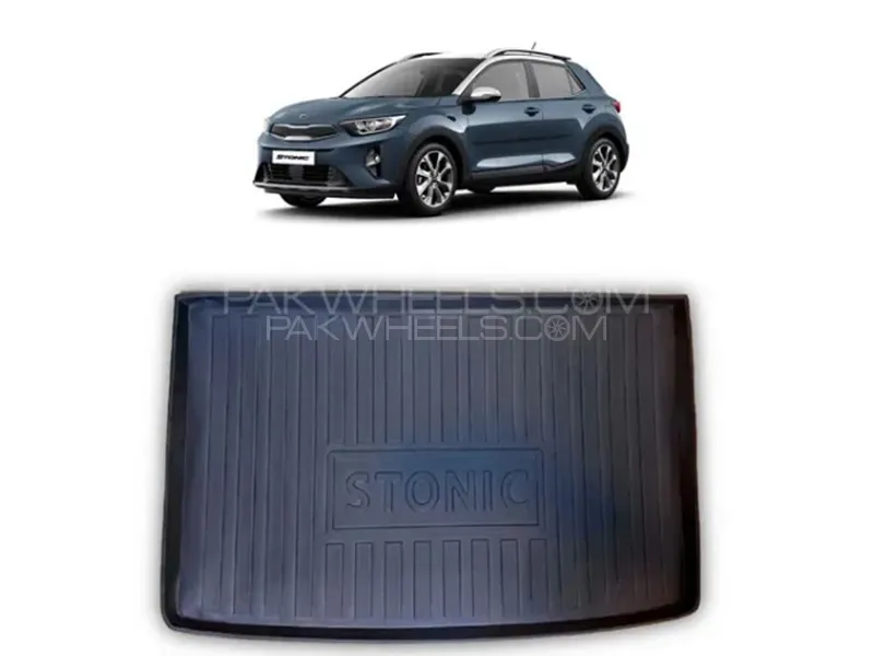 Kia Stonic 2021-2024 Trunk Tray | Cargo Boot Liner Diggi Protection | Trunk Protection Image-1