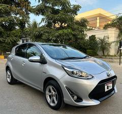 TOYOTA AQUA L PACKAGE NEW SHAPE (1500cc)
Model 2017 || Registered 2021 end
Silver Color
Bumper To Bumper Original 100% Guaranteed 
4 Grade Auction Sheet 
15,000km Import Mileage 
63,000 Current Mileage
Key Start 
Climate control A/c
Multi Steering
TV back camera
New Rims & Tires Installed 
100% BATTERY AND ABS  
Radar 
Interior is as crispy as new 
1st Owner 
Still Smells Like New 
Extremely good condition 
Just like a brand new car
EXCHANGE POSSIBLE WITH ANY CAR