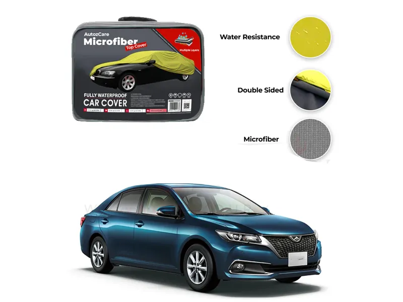 Toyota Allion Microfiber Car Top Cover Image-1