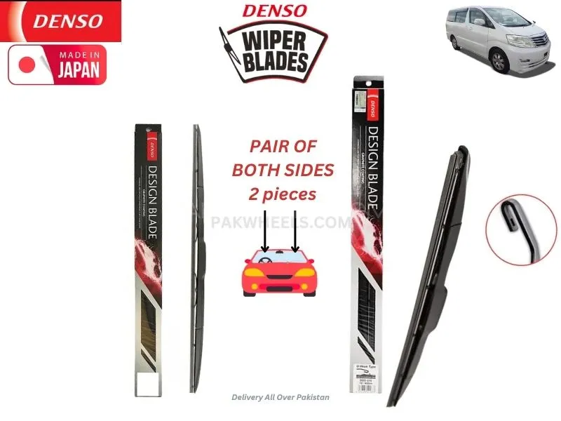 Toyota Alphard 2015-2024 Denso Wiper Blade Set - Made in Japan Image-1