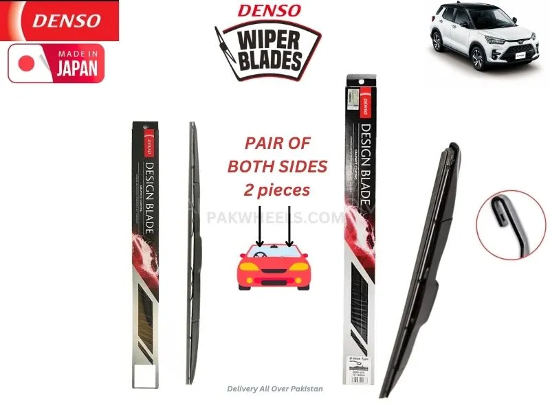 Toyota Raize 2019-2024 Denso Wiper Blade Set - Made in Japan Image-1