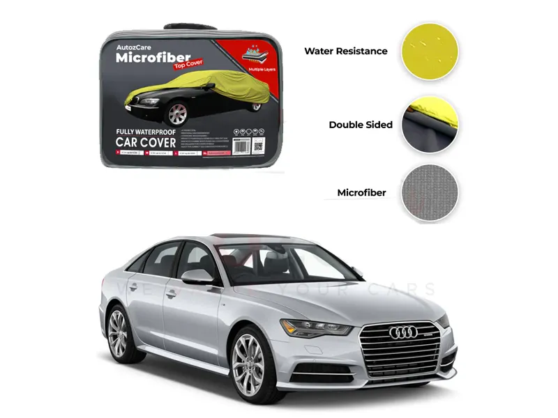 Audi A6 Microfiber Car Top Cover - Model 2010-2017 Image-1