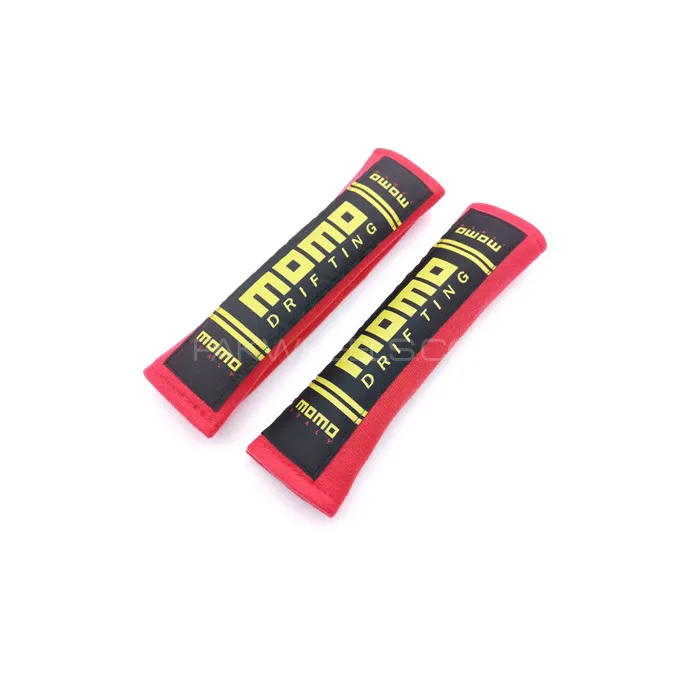 MOMO Car Seat Belt Pads Cotton Safety Seat Belt Cover Driver Shoulder Care 2pcs/pair Image-1