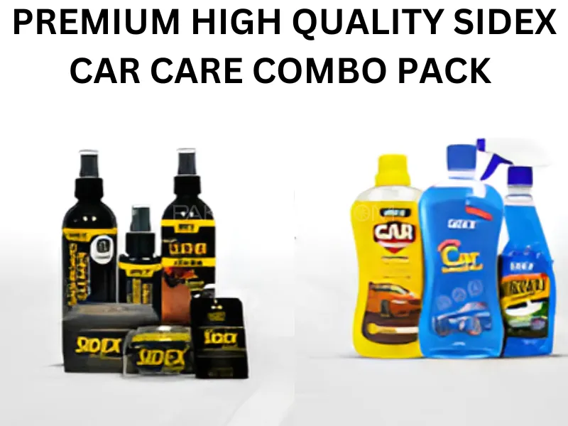  Premium High-Quality Sidex-Car Care Combo Pack [Pack of 6] with the new items Image-1