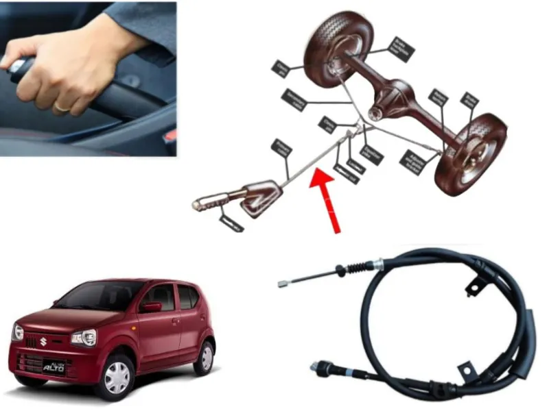 Suzuki Alto 2019-2024 Hand Brake Cable | Right Side | 1 Pcs Image-1