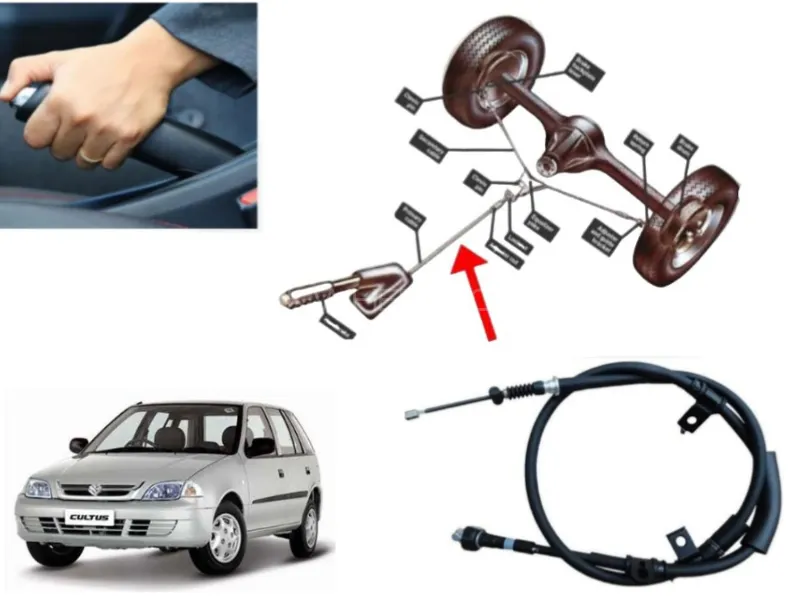 Suzuki Cultus 2007-2017 Hand Brake Cable | 1  Pcs Image-1