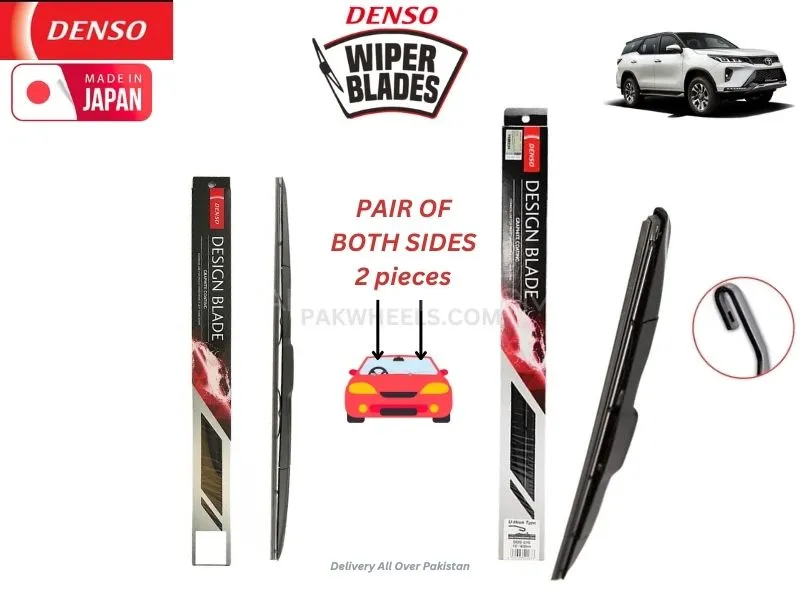 Toyota Fortuner 2016-2021 Denso Wiper Blade Set - Made in Japan Image-1