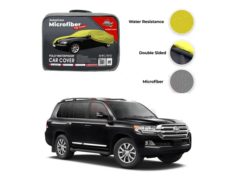 Toyota Land Cruiser Microfiber Car Top Cover Model 2007-2021 Image-1