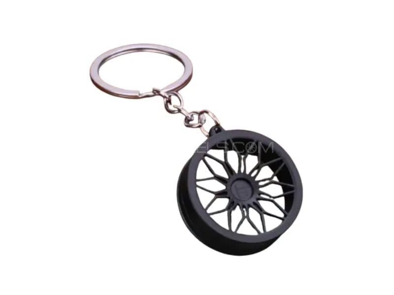 Zingfix Alloy Wheel Rim Keychain Image-1
