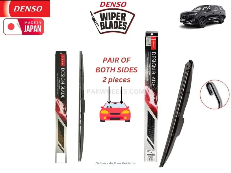 Changan Oshan X7 2022-2024 Denso Wiper Blade Set - Made in Japan Image-1