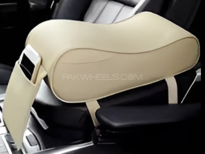 Premium High-Quality Arm Rest Cushion in Beige (Pack of 1) Image-1