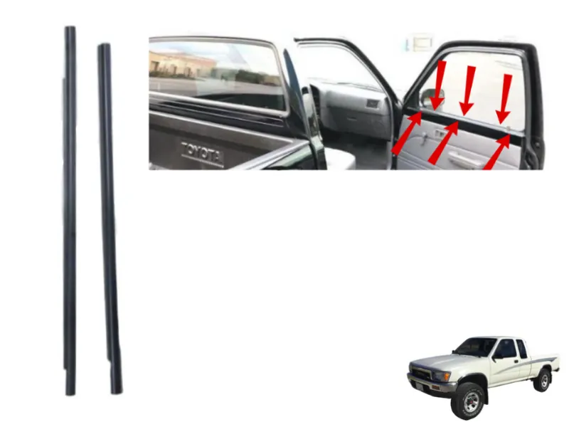 Toyota Hilux 1990 Interior Door Plastic Bush Strip | 2 Pcs