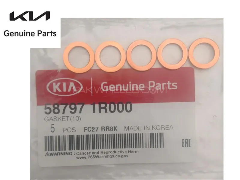 Genuine Seal Ring Brake Line Gasket 5 Pcs for KIA and Hyundai Cars