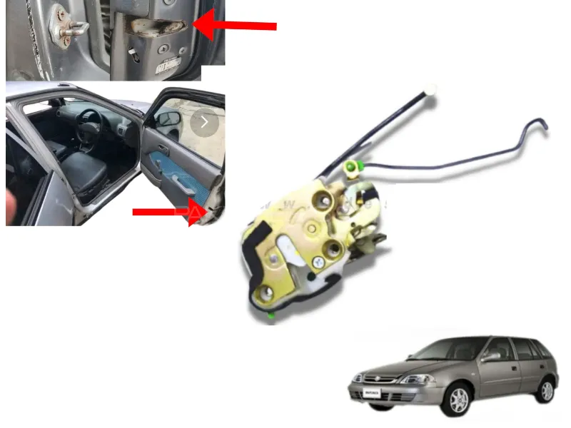 Suzuki Cultus 2007-2017 Door Lock Latch | Front Ride Side | 1 Pcs Image-1