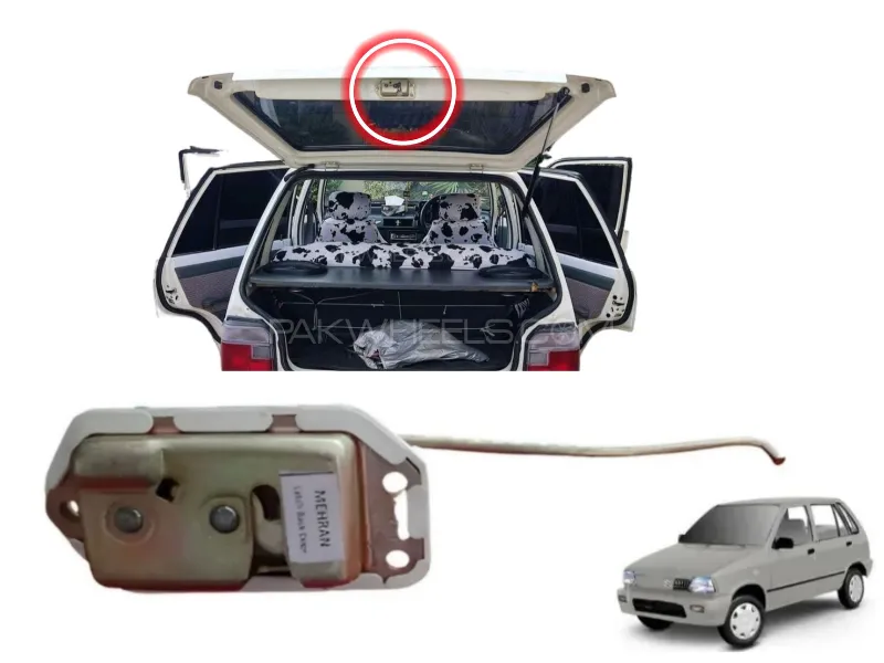 Suzuki Mehran 1988-2019 Trunk Lock Latch | Diggi Lock Image-1