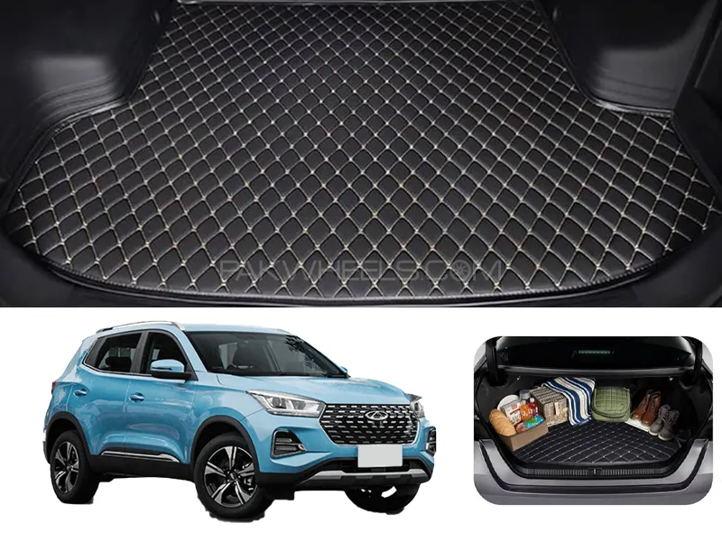 Chery Tiggo 4 Pro 7D Custom Car Trunk Mat - Model 2022-2023 Image-1