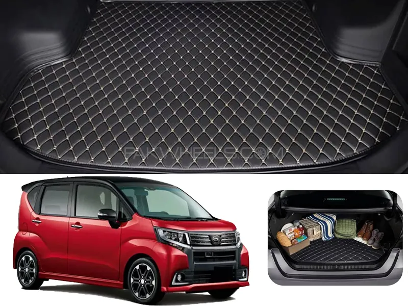 Daihatsu Move 7D Custom Car Trunk Mat - Model 2014-2018 Image-1