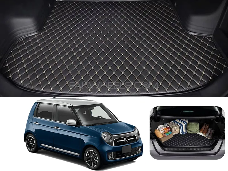 Honda N-One 7D Custom Car Trunk Mat - Model 2012-2018 Image-1