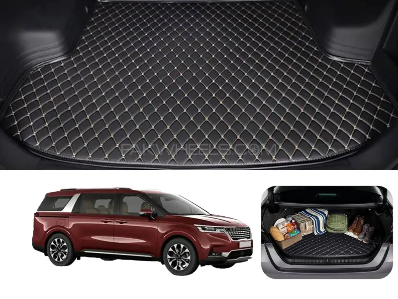 Kia Grand Carnival 7D Custom Car Trunk Mat - Model 2019-2022