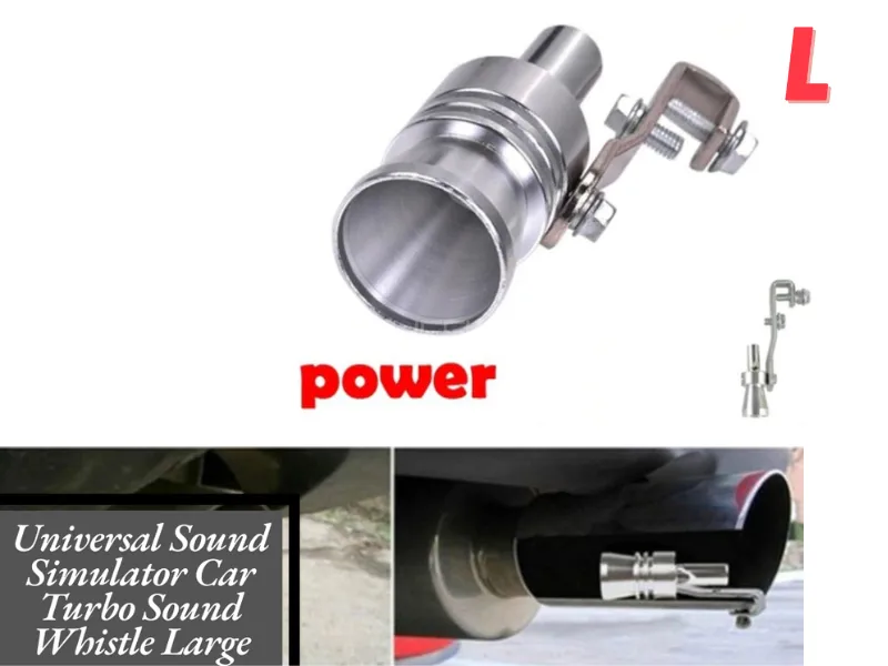 Universal Sound Simulator Car Turbo Sound Whistle Large Size for 2100 to 4000 CC Cars Image-1
