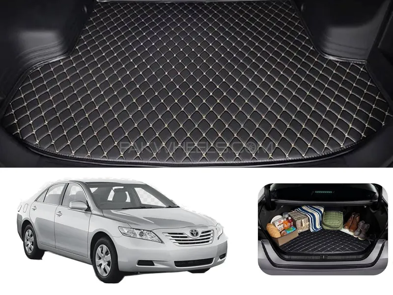Toyota Camry 7D Custom Car Trunk Mat - Model 2006-2011