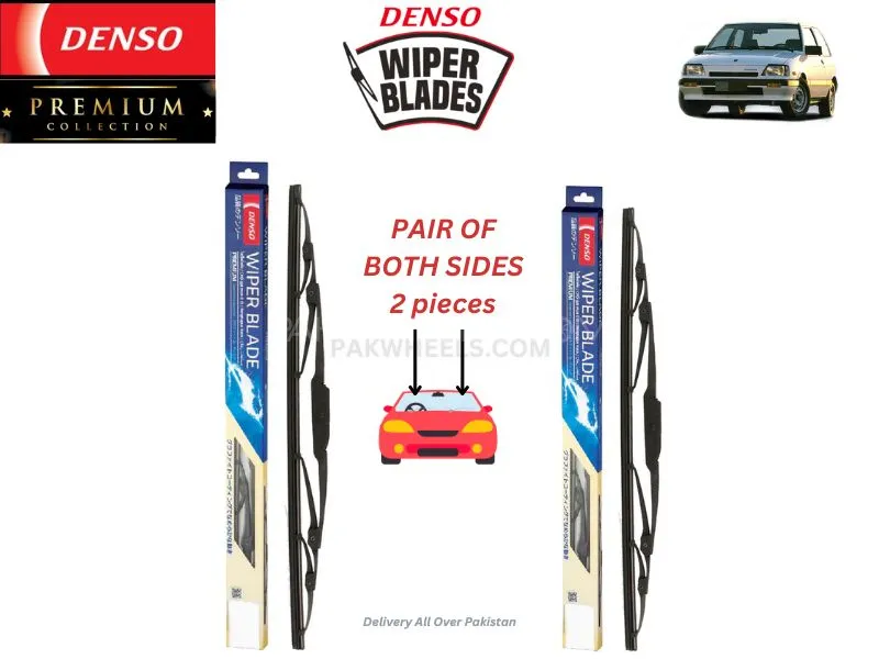 Suzuki Khyber 1989-1999 Denso Wiper Blade - 2 Pcs Set - Denso Premium Image-1