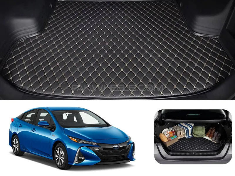 Toyota Prius Alpha 7D Custom Car Trunk Mat - Model 2011-2018 Image-1