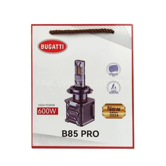BUGATTI-B85 Pro Car LED Headlight Bulb | 600 WATTS | 6000K|H4 Image-1