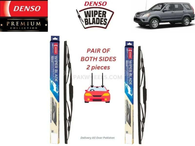 Honda CRV 2018-2024 Denso Wiper Blade - 2 Pcs Set - Denso Premium    Image-1