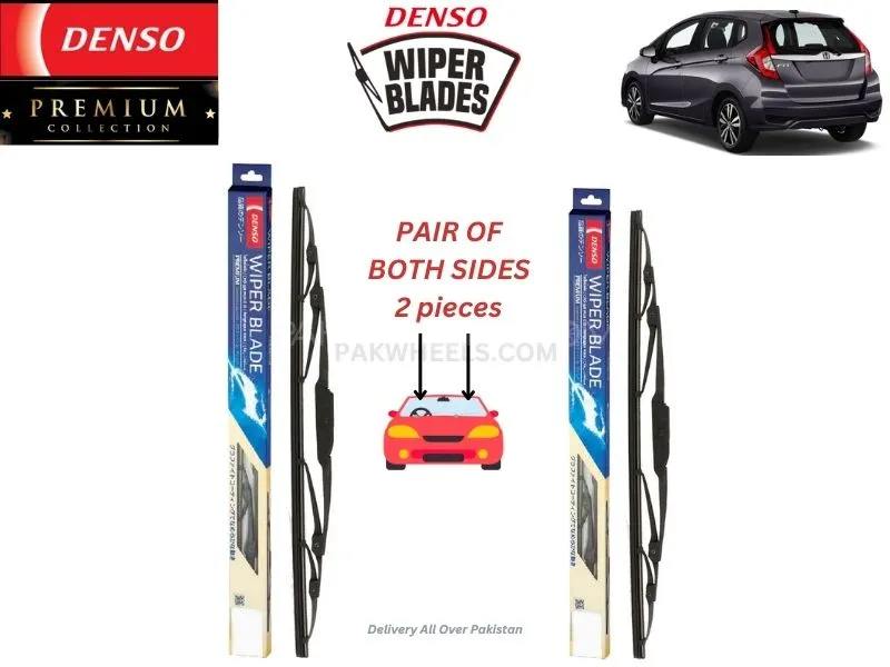 Honda Fit Hybrid 2015-2020 Denso Wiper Blade - 2 Pcs Set - Denso Premium