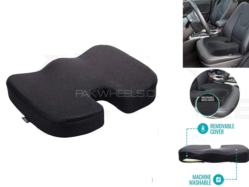 Universal Car Seat Cushion | Hip Support Cushion | U Shape Image-1