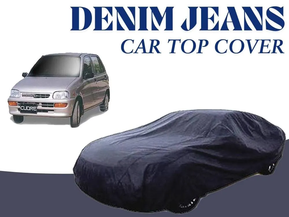 Daihatsu Cuore 2000-2012 Denim Jeans Top Cover | 12oz Denim | Cotton Top Cover | Heat Proof 