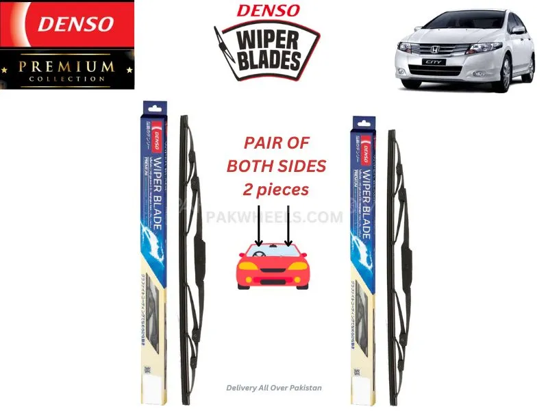 Honda City GM Denso Wiper Blade - 2 Pcs Set - Denso Premium Image-1