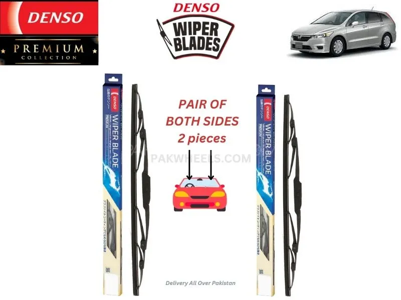 Honda Stream 2006-2014 Denso Wiper Blade - 2 Pcs Set - Denso Premium Image-1