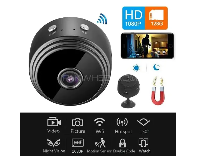 A9 1080P HD MAGNETIC WIFI MINI CAMERA Image-1