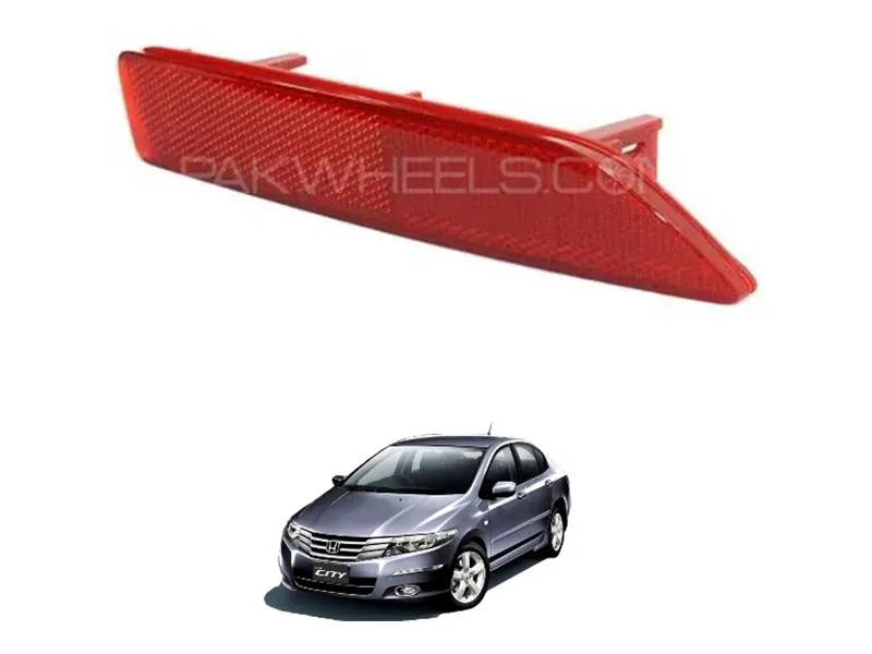 Honda City 2014-2021 Rear Bumper Reflector - 2 Pcs Set  Image-1