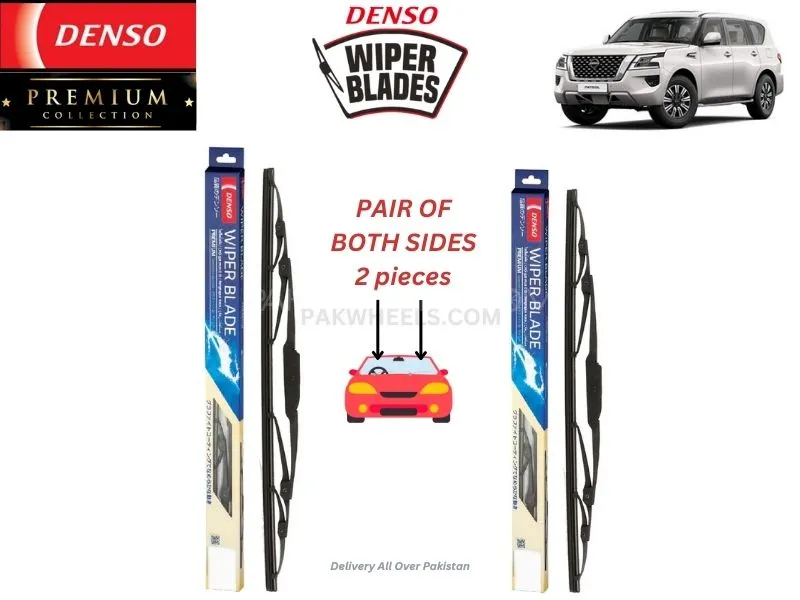 Nissan Patrol Denso Wiper Blade - 2 Pcs Set - Denso Premium Image-1