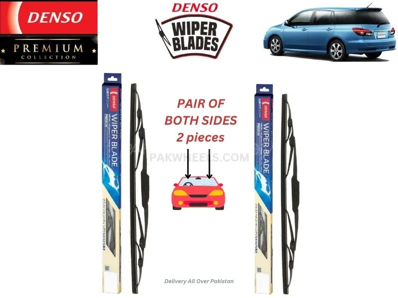 Nissan Wingroad 2006-2018 Denso Wiper Blade - 2 Pcs Set - Denso Premium
