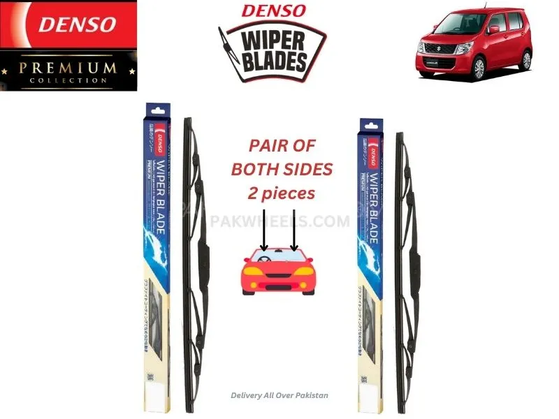Suzuki Wagon R 2014-2024 Denso Wiper Blade - 2 Pcs Set - Denso Premium Image-1