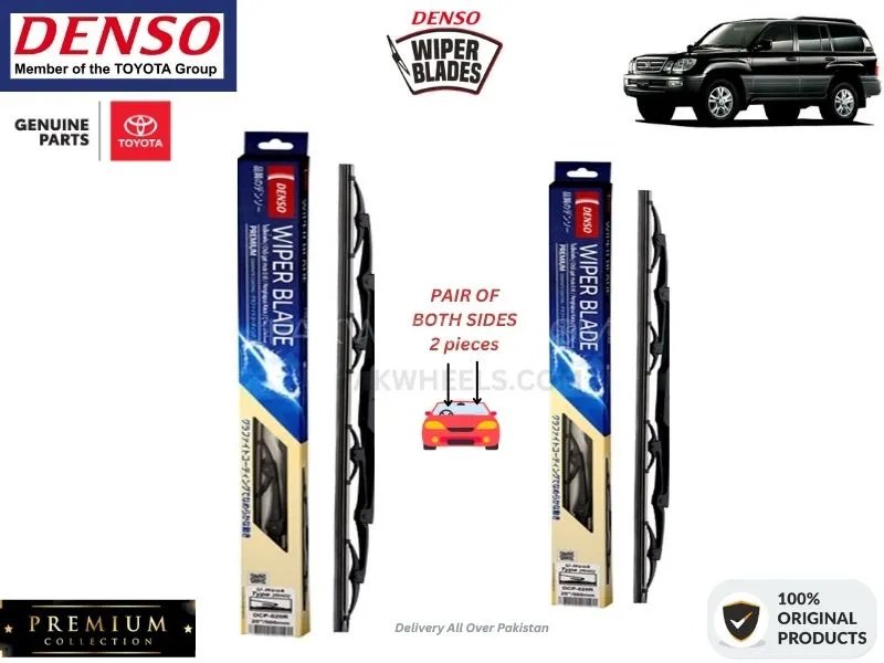 Toyota Cygnus 1998-2007 Denso Wiper Blade - 2 Pcs Set - Denso Premium Image-1