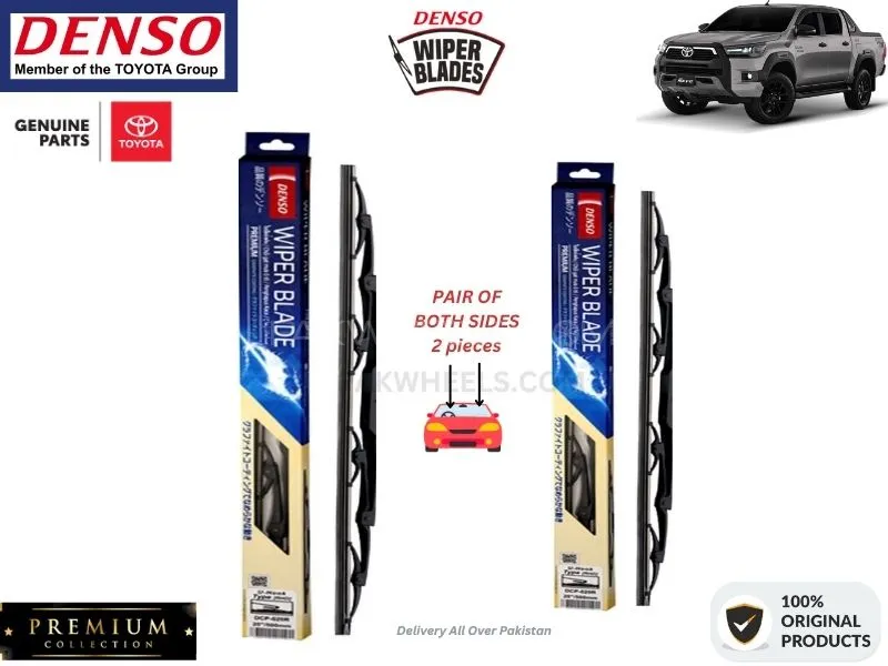 Toyota Revo Denso Wiper Blade - 2 Pcs Set - Denso Premium Image-1